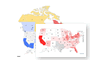 US states, counties & Canadian provinces